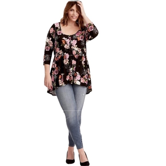 TORRID Button Fly Ultimate Stretch Skinny Ankle Blue Jean Jeggings ECU - Picture 4 of 8